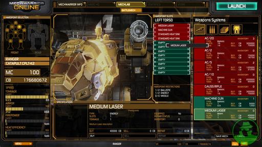 MechWarrior Online - Видео мехлаба [IGN] и еще скриншоты
